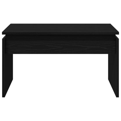 Salontafel Zwart Eiken 68X38X50 Cm Samengesteld Hout