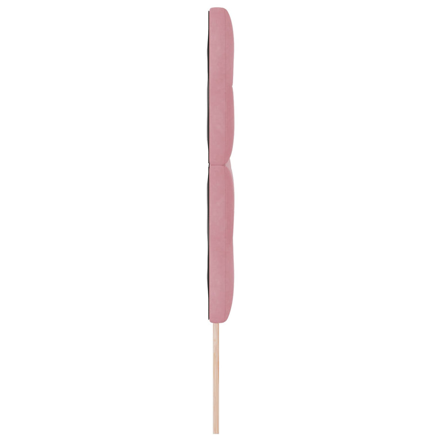 Hoofdbord Knopen Tufted Roze 160 Cm Fluweel