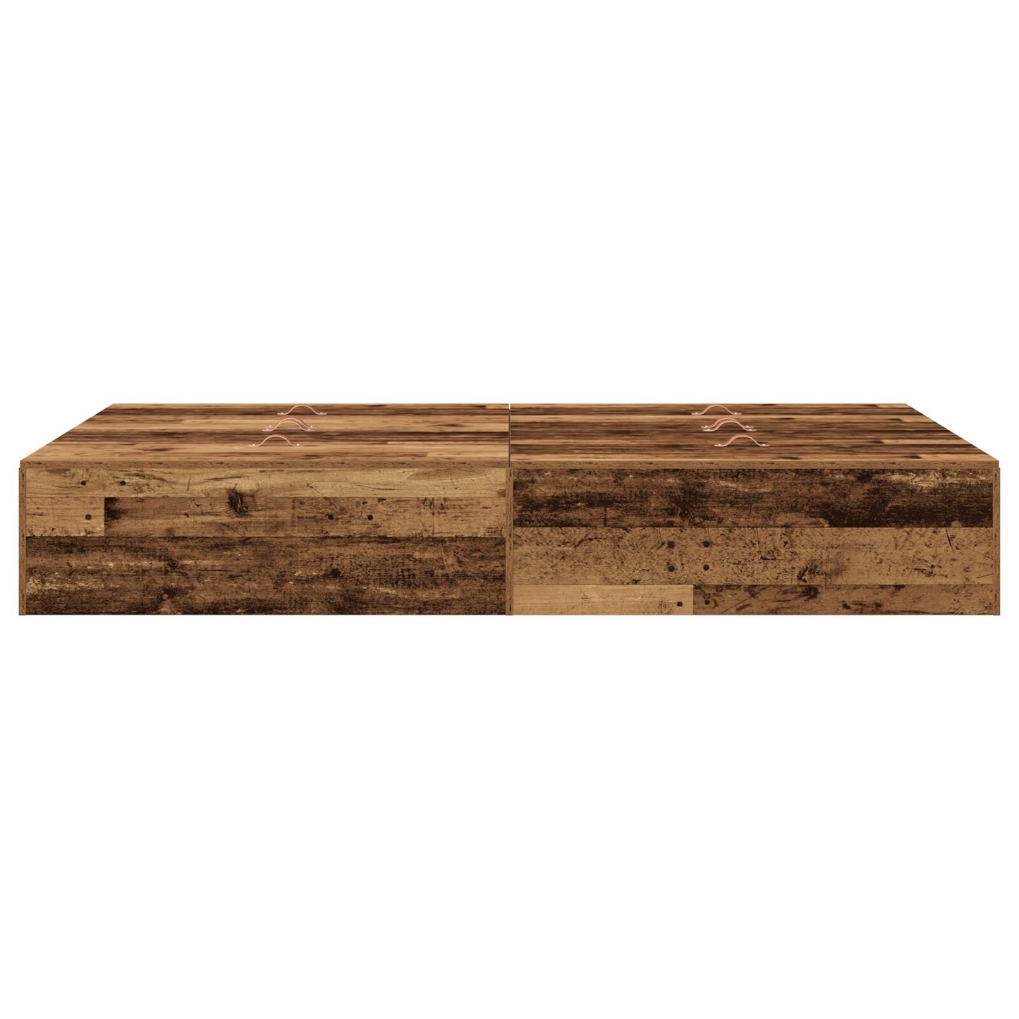 Opbergbedframe Oud Hout 120 x 190 cm