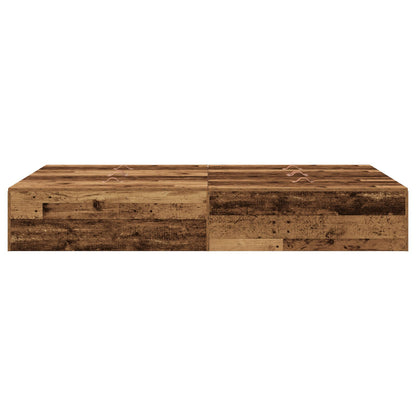 Opbergbedframe Oud Hout 120 x 190 cm