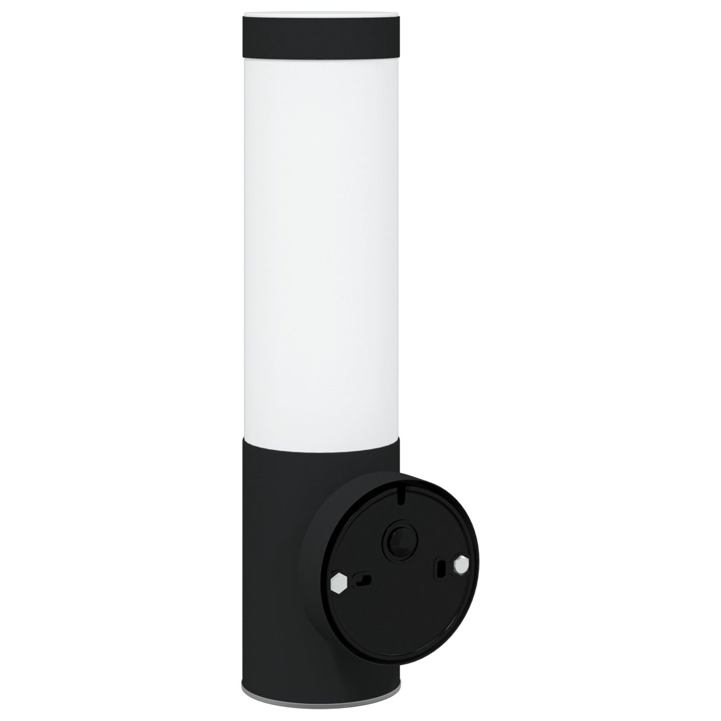 Buitenwandlampen 2 Stuks Rvs Ip44 Zwart met sensor