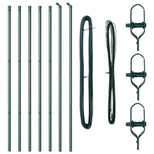 Heipalen Set 7 Stuks Groen Metaal