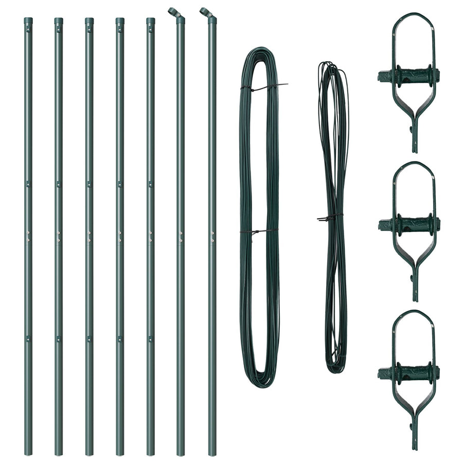 Heipalen Set 7 Stuks Groen Metaal