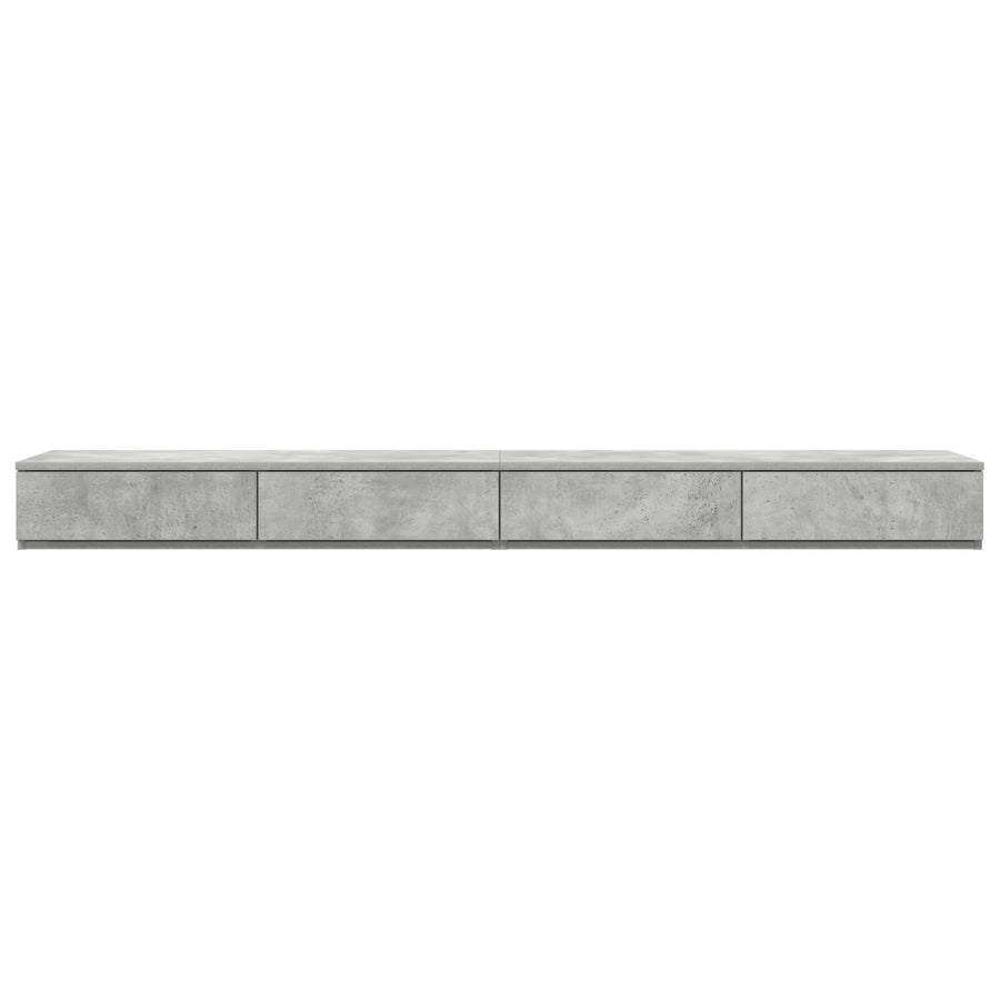 Bedladen Betongrijs 180X36,5X16,5 Cm Engineered Wood Beton grijs 180 x 36.5 x 16.5 cm