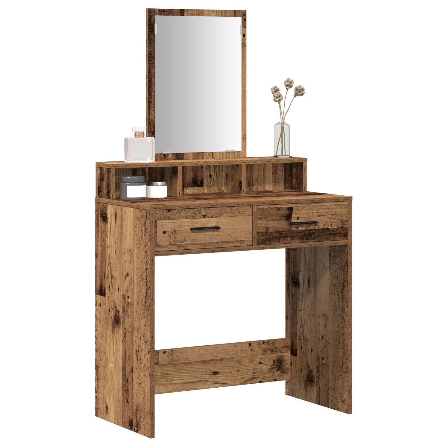 Kaptafel Met Laden Oud Hout 79 x 41 x 140 cm Oude hout