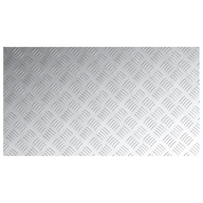 Aluminium Checker Platen 2 Stuks Antislip 90X50 Cm 90 x 50 x 0.3 cm Rechthoekig