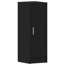 Schoenenkast Bewerkt Hout Zwart eiken 32 x 35 x 92 cm