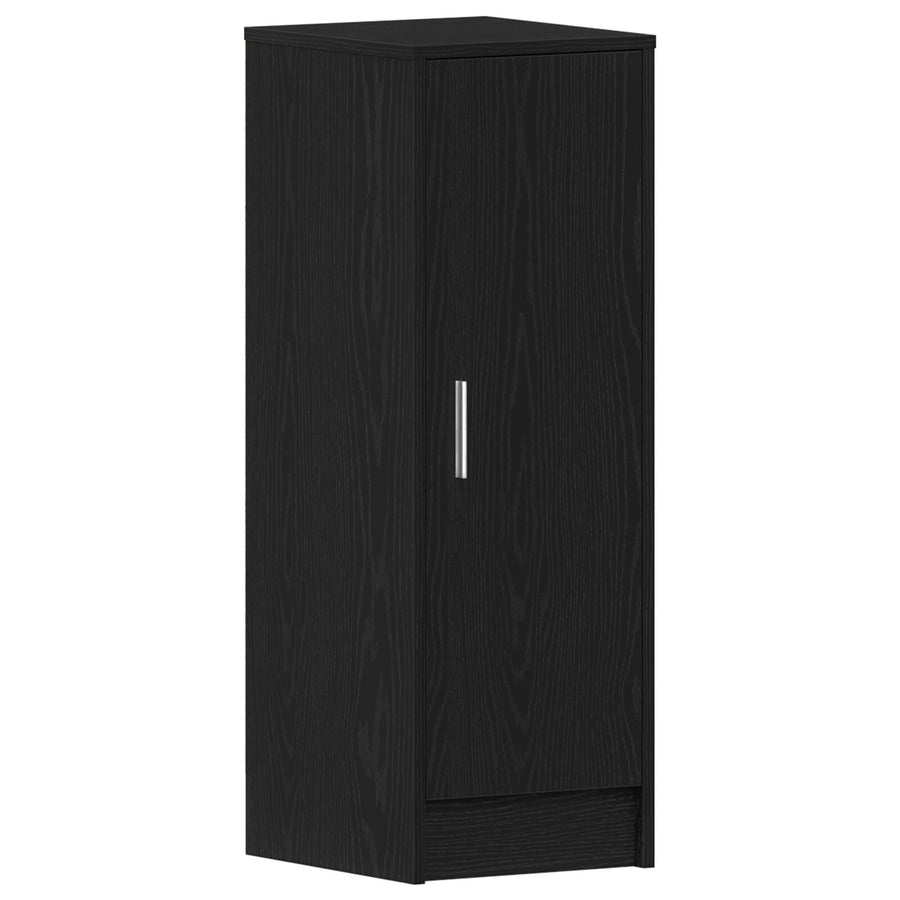 Schoenenkast Bewerkt Hout Zwart eiken 32 x 35 x 92 cm