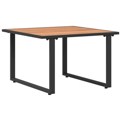 Bruine Tuin Koffietafel 55X55X35 Cm Dpc En Staal
