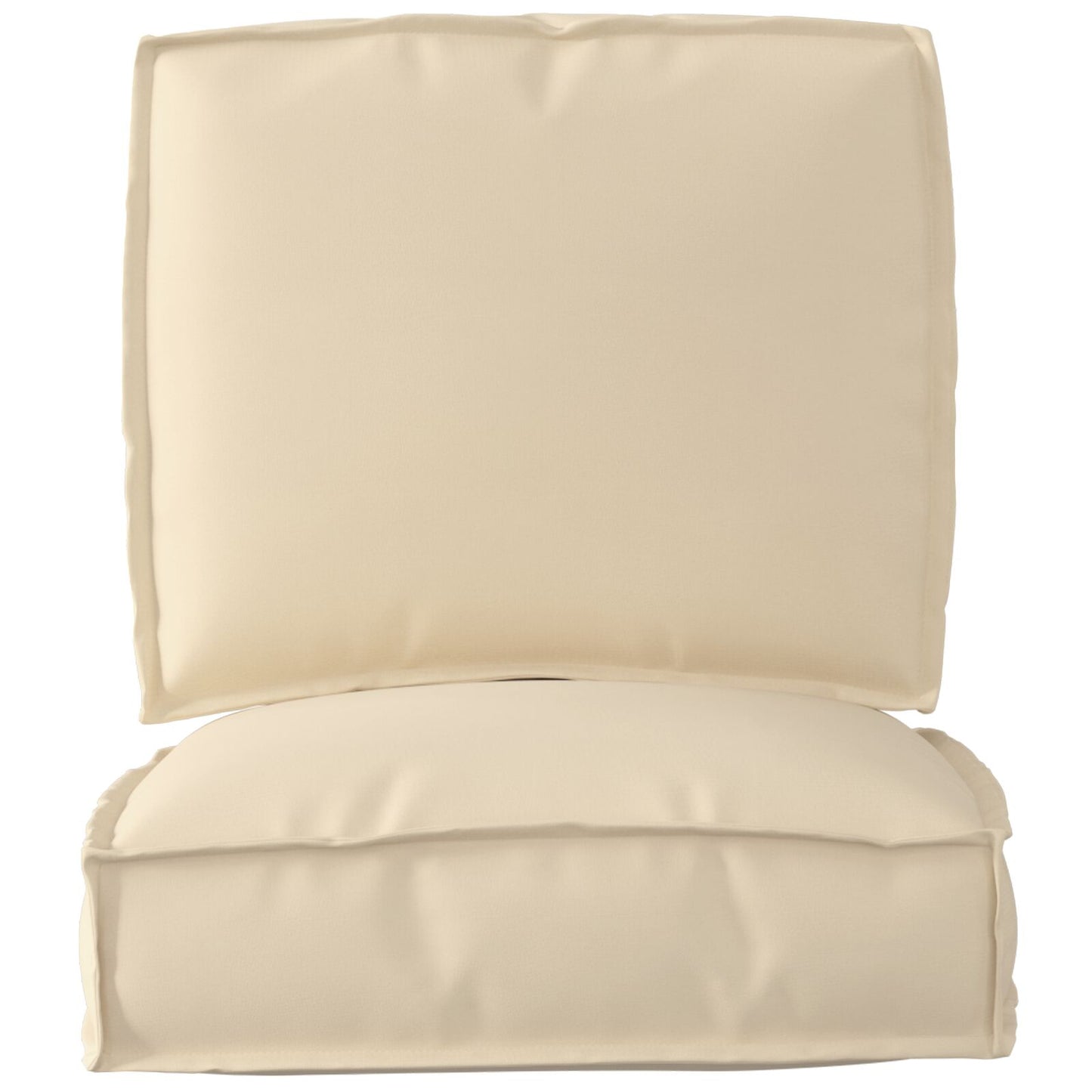 Pallet Kussen Set Set Van 2 Beige Polyester Vulling Middel