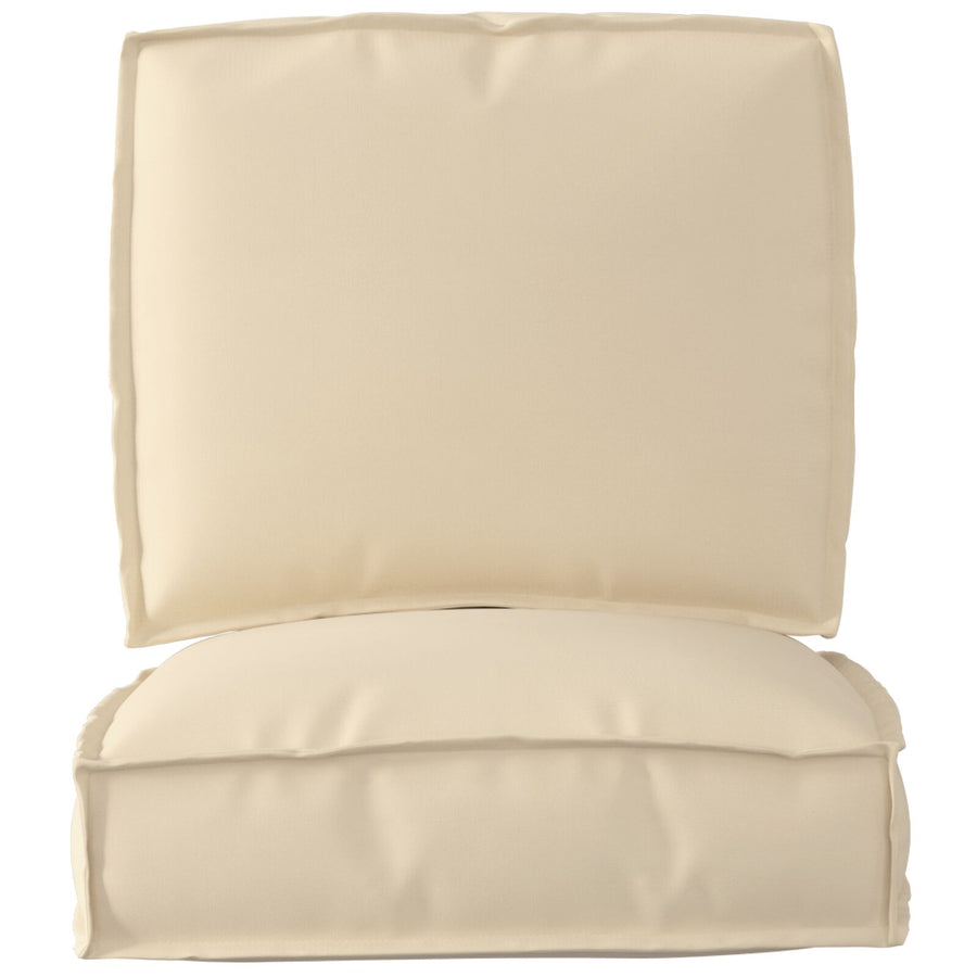 Pallet Kussen Set Set Van 2 Beige Polyester Vulling Middel