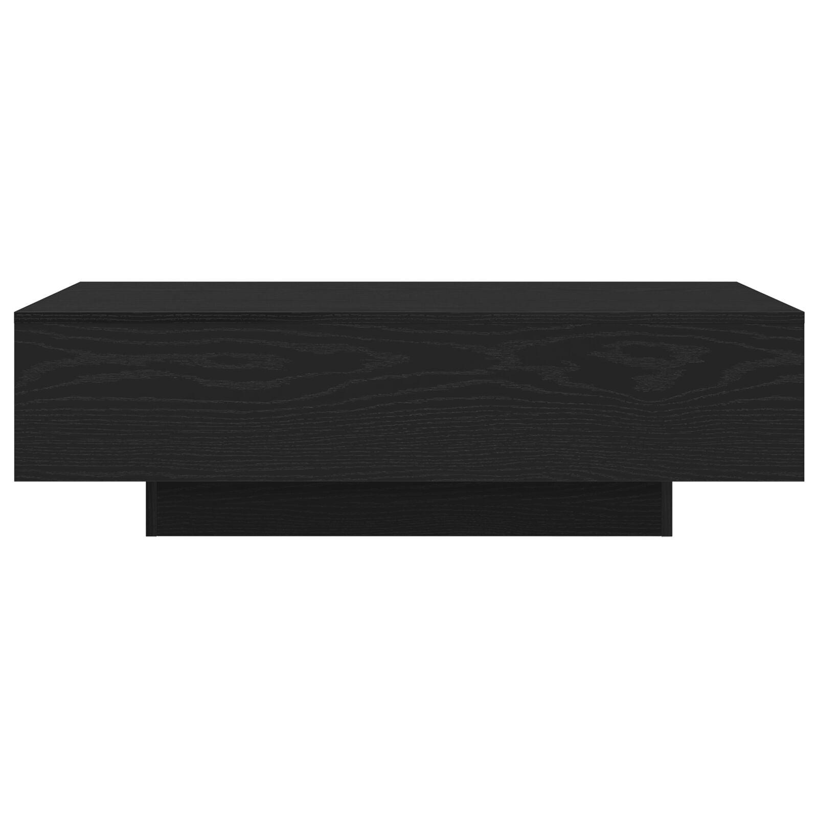 Salontafel Zwart Eiken 100X30X36,5 Cm Bewerkt Hout