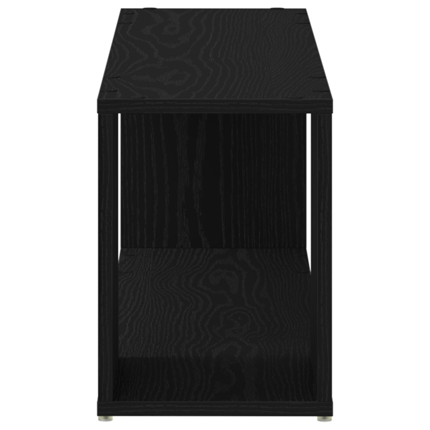 Boekenkast Gelaagd Hout Zwart eiken 100 x 24 x 32 cm