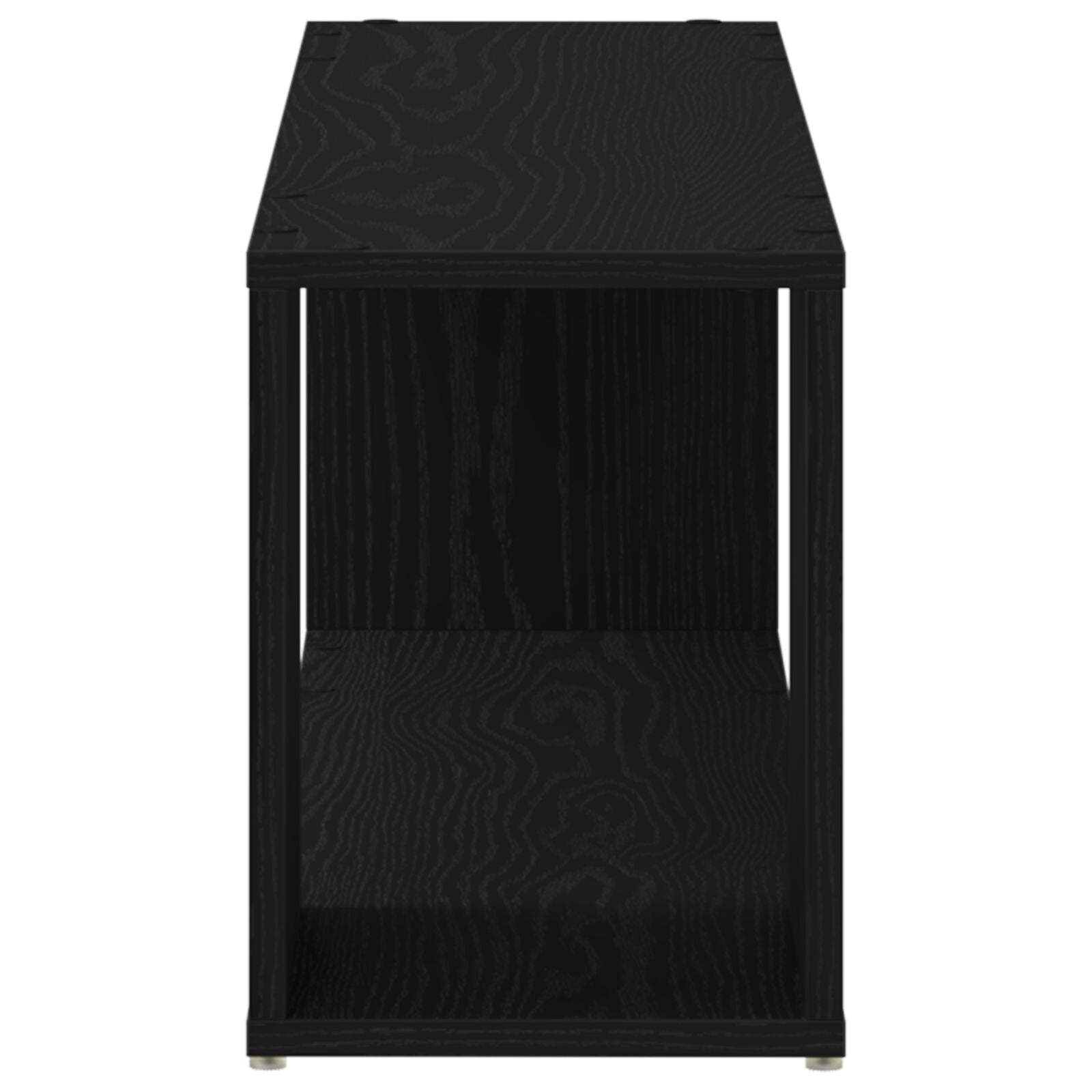 Boekenkast Gelaagd Hout Zwart eiken 100 x 24 x 32 cm
