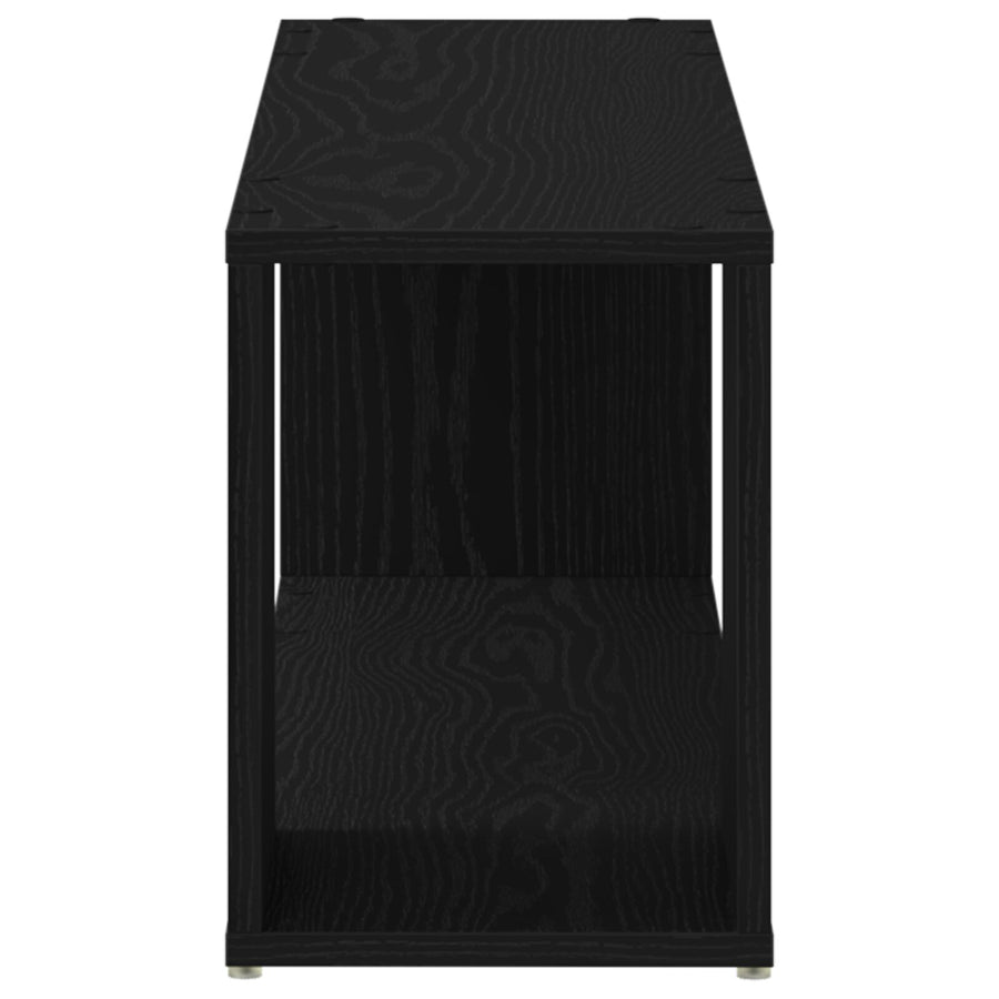 Boekenkast Gelaagd Hout Zwart eiken 100 x 24 x 32 cm