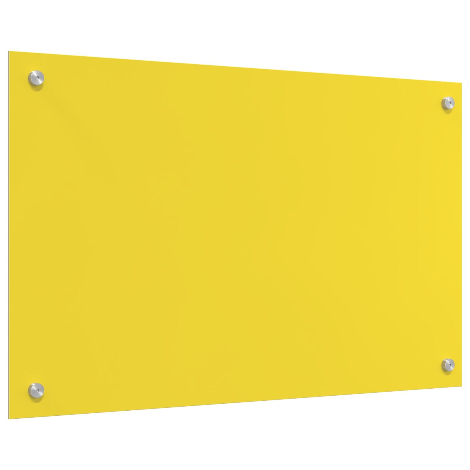 Keuken Achterwand 80X50X0,6 Cm Gehard Glas Geel 80 x 50 cm