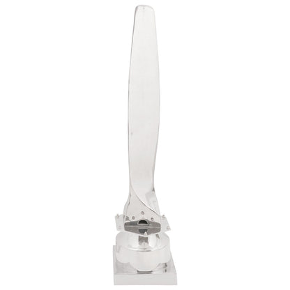 Beeld Zilver 26X26X110 Cm Aluminium Half Propeller