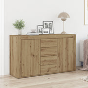 Sideboard with Drawer Artisan Oak 120 x 36 x 69 cm Engineered Wood