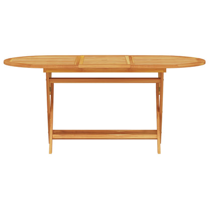 5-Delige Tuintafel Set Van Massief Acaciahout