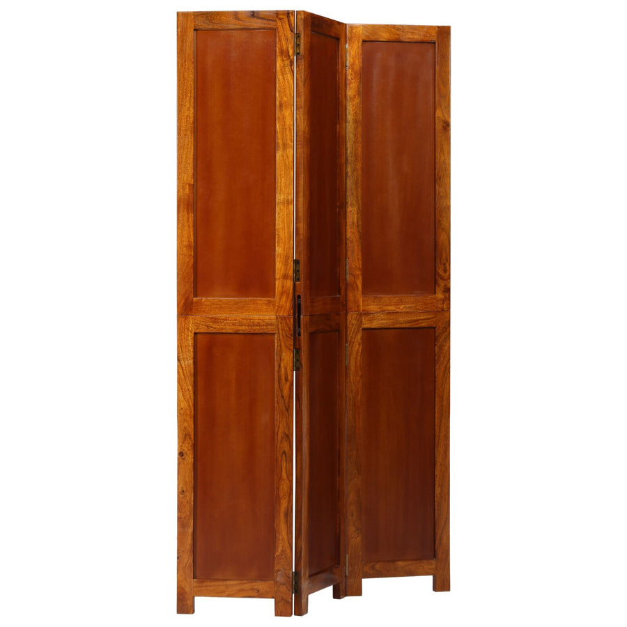 Room Divider 3 Panelen Honingbruin 35X1.5X160 Cm Massief Hout Acacia 35 x 1.5 x 180 cm