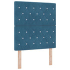 Hoofdbord 80 cm donkerblauw fluweel