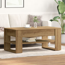 Salontafel Artisan Eiken 102X55X45 Cm Gemaakt Van Hout