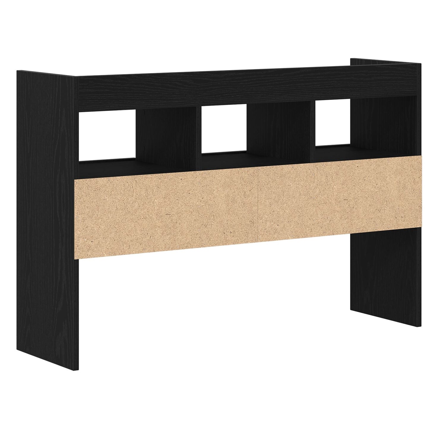 Zwarte Eik Sidetable 105X30X70 Cm Geengineerd Hout