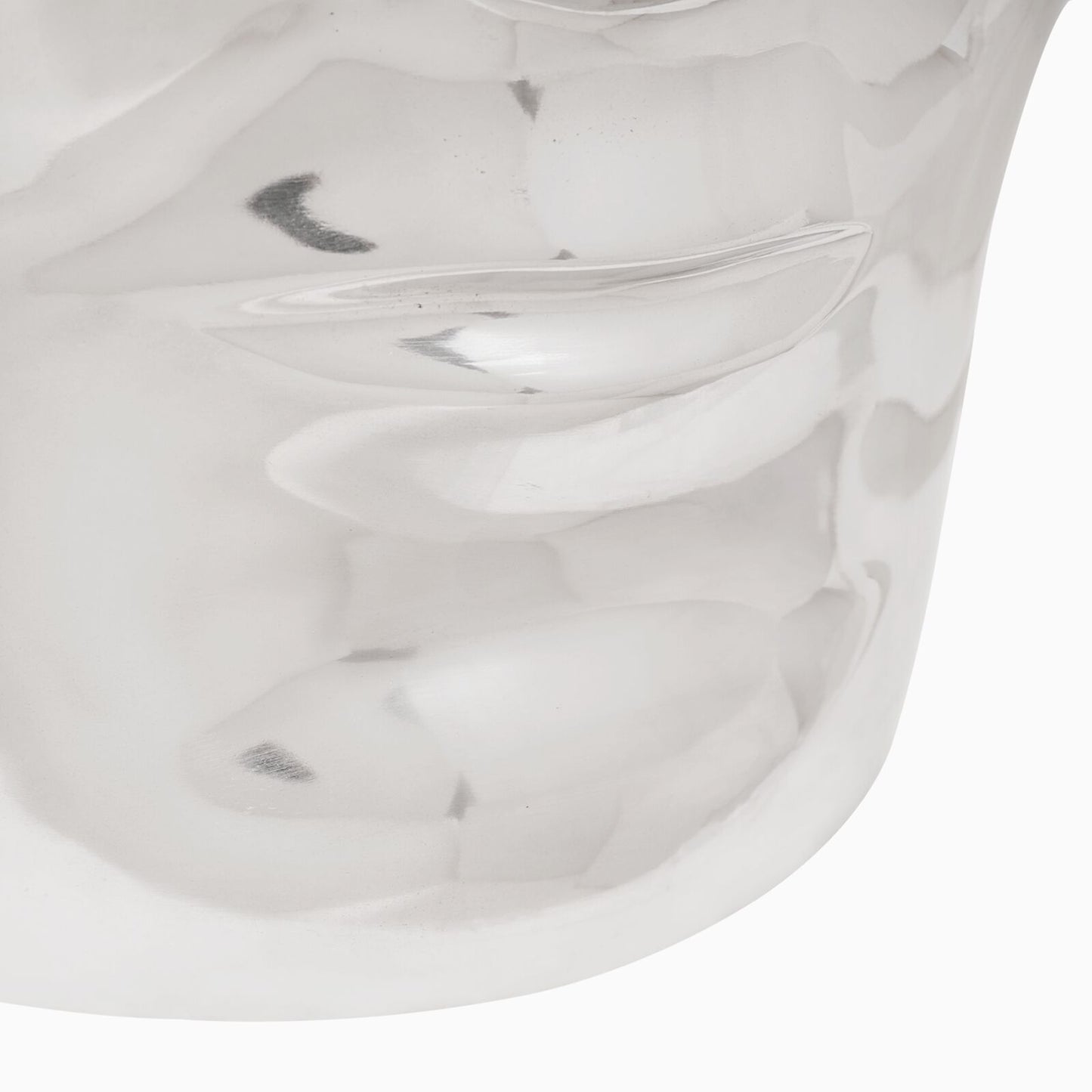 Face Kruk Zilver 33X33X45 Cm Aluminium