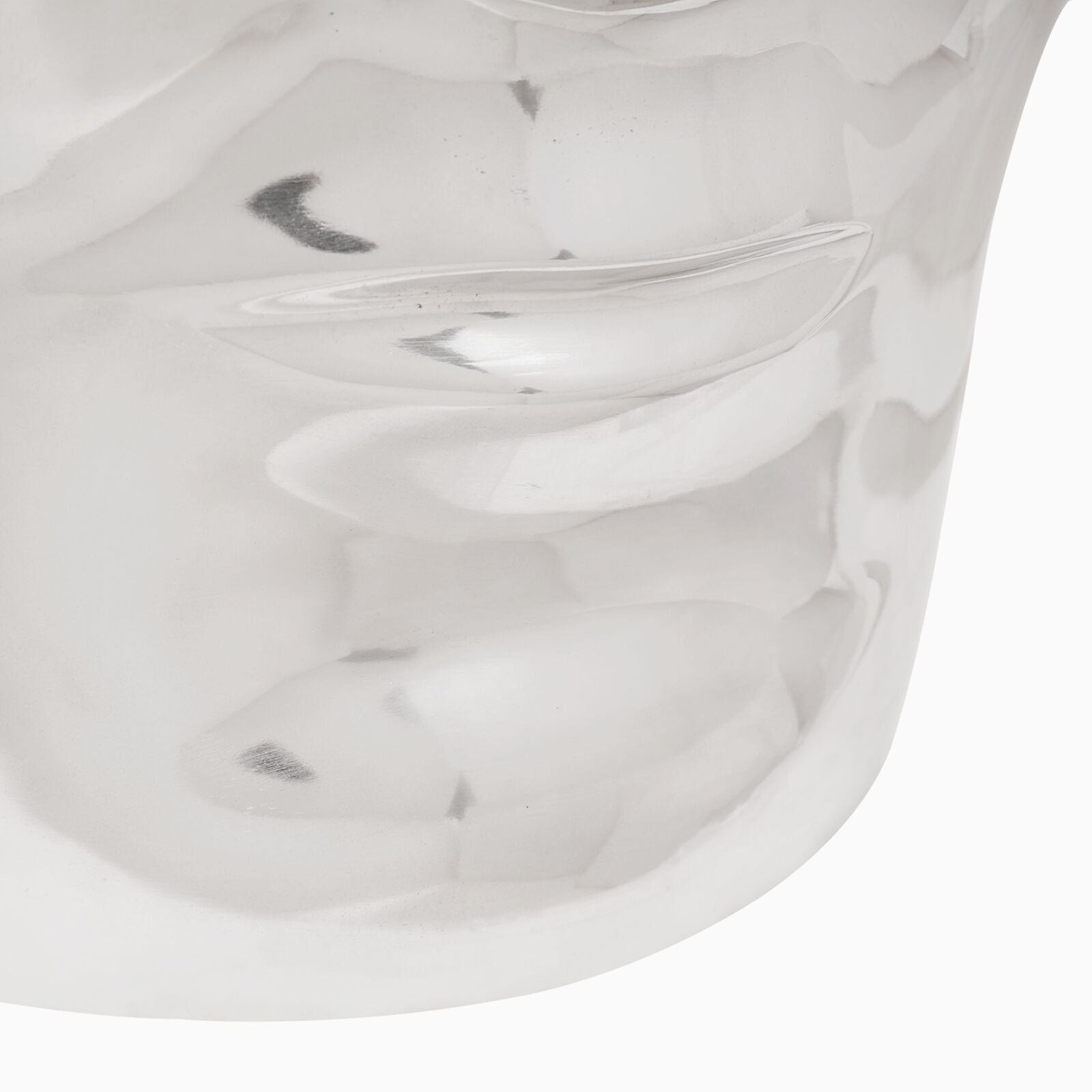 Face Kruk Zilver 33X33X45 Cm Aluminium