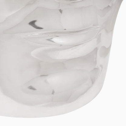 Face Kruk Zilver 33X33X45 Cm Aluminium