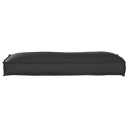 Kussen 120x40x12 cm zwart polyester