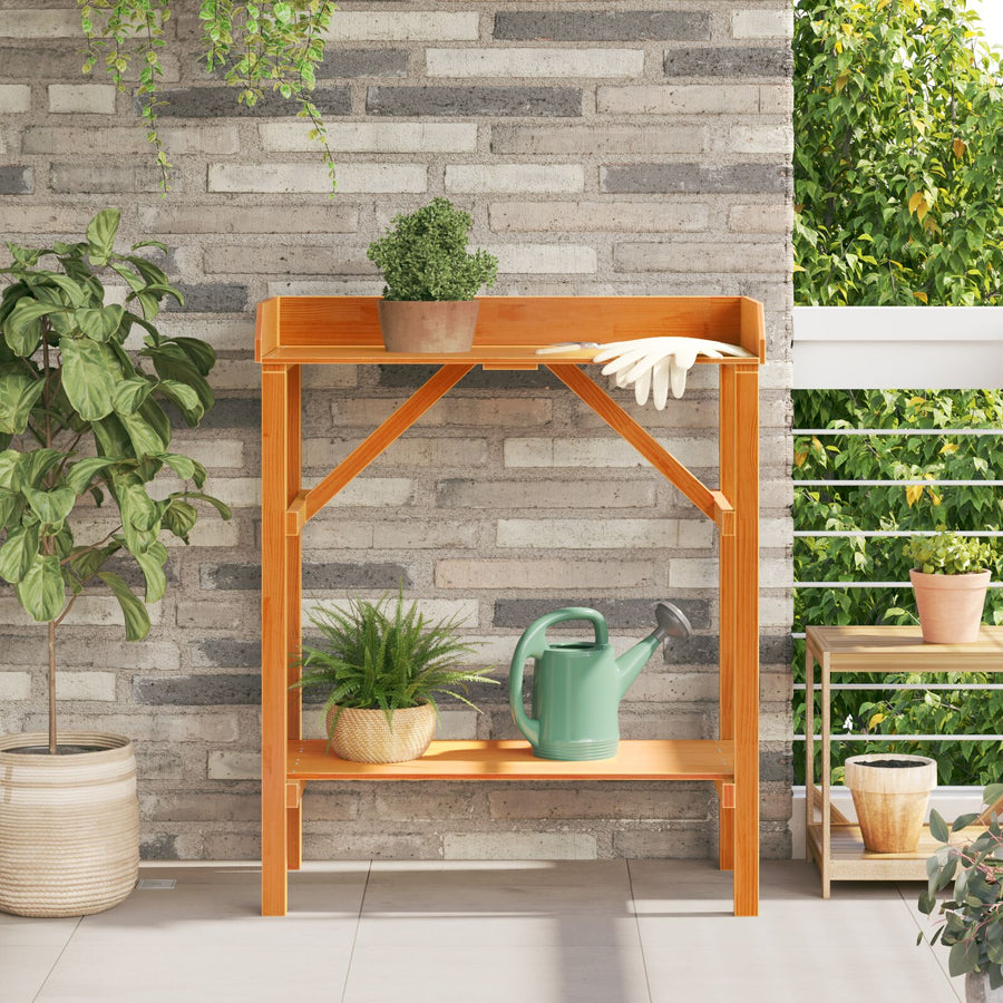 Tuin Potting Tafel 75X40X90 Cm Massief Hout Den Acacia