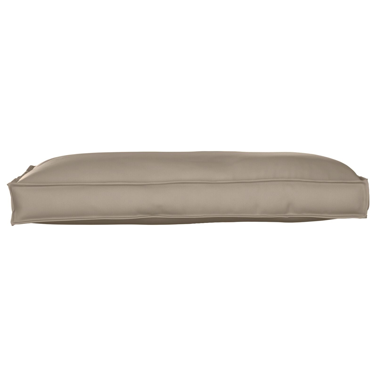 Pallet Kussen Voor Stoel/Rugleuning Taupe 120X60X12 Cm Oxford Stof