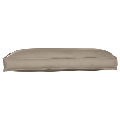 Pallet Kussen Voor Stoel/Rugleuning Taupe 120X60X12 Cm Oxford Stof