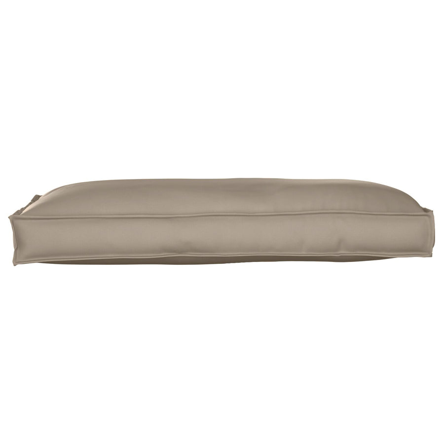 Pallet Kussen Voor Stoel/Rugleuning Taupe 120X60X12 Cm Oxford Stof