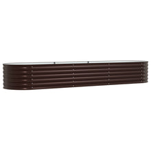 Tuin Verhoogd Bed Gegalvaniseerd Staal 320 x 80 x 44 cm Bruin