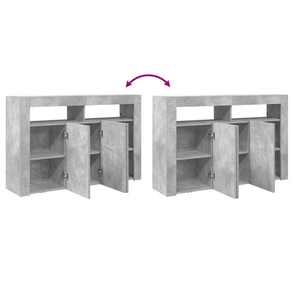 Sideboard Engineered Hout 116 X 30 X 75 Cm Beton grijs