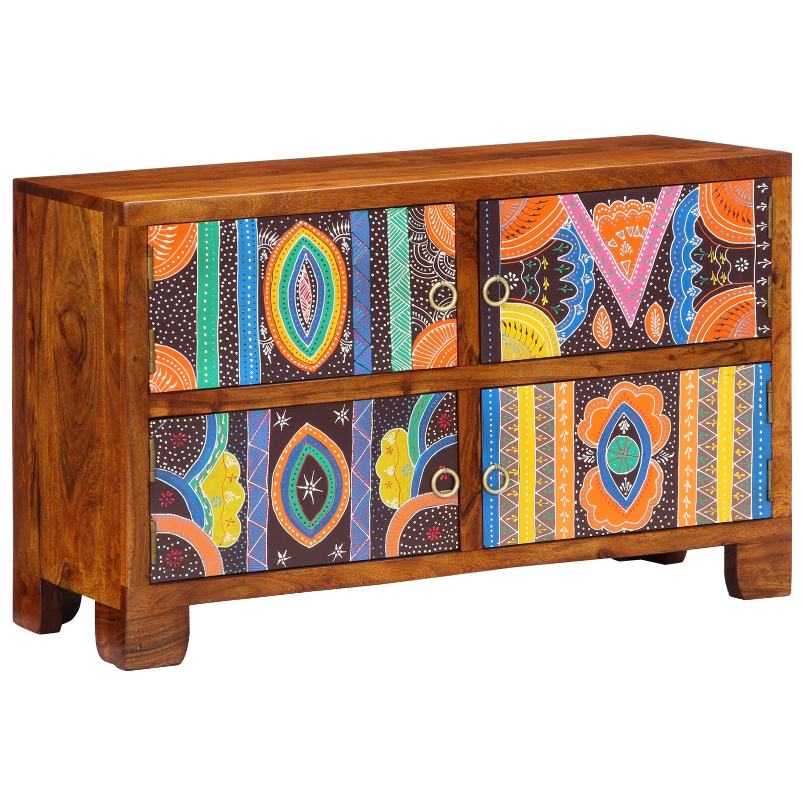 Schoenenkast 90X35X55 Cm Massief Acaciahout