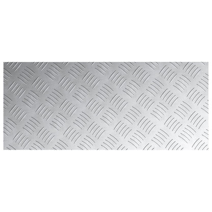 Aluminium Checker Plates 4 St Anti-Slip 70X30 Cm 70 x 30 x 0.3 cm Rechthoekig