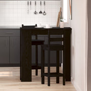 Bartafel 102x50x103.5 cm zwart eiken