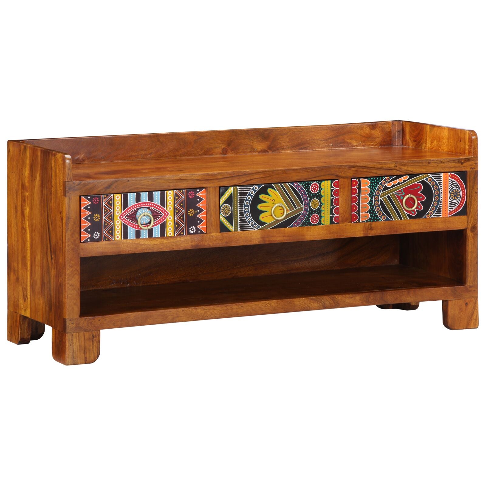 Schoenbank 100X35X45 Cm Massief Acaciahout