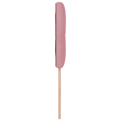 Hoofdbord Knopen Tufted Fluweel Roze 80 cm Laag hoofdbord