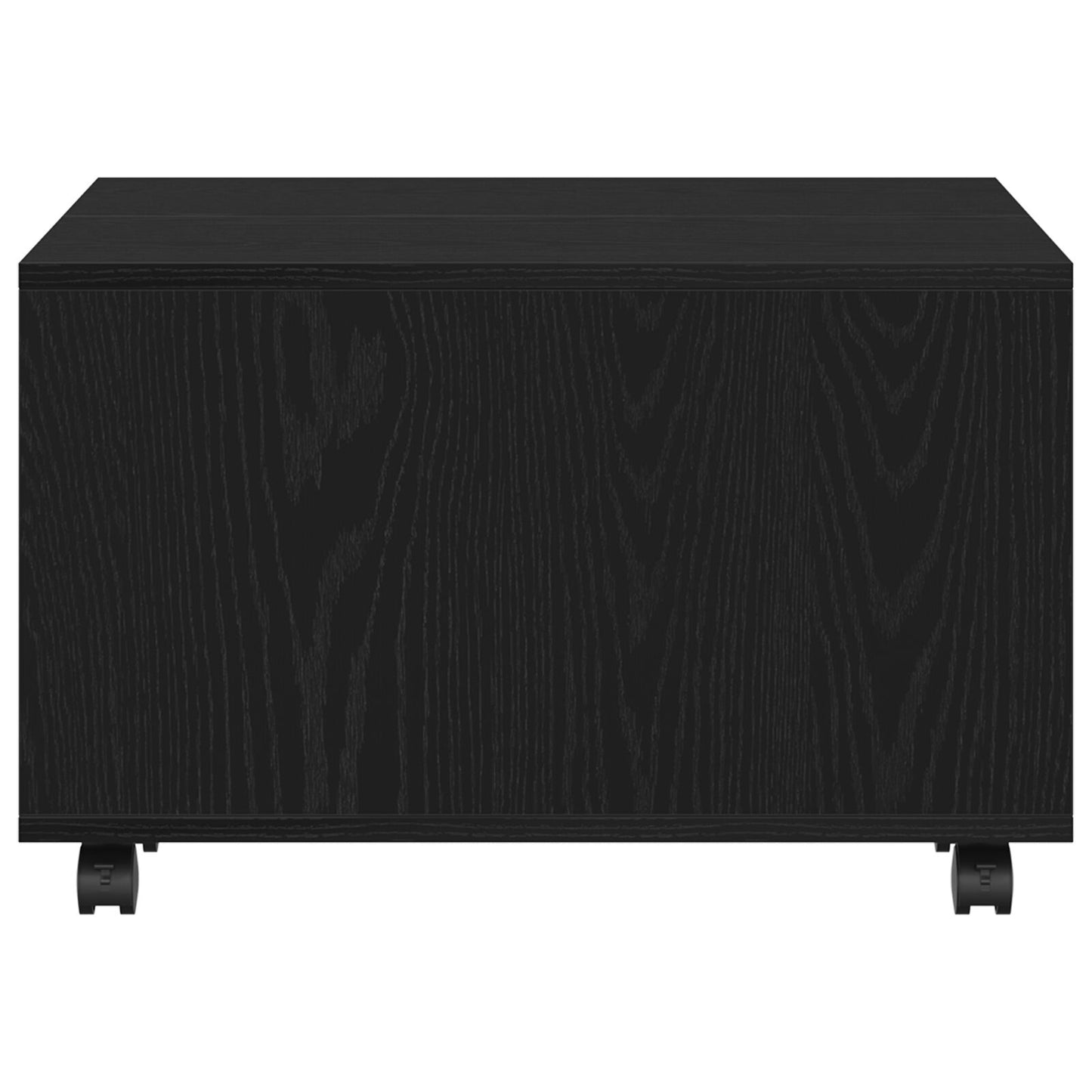Salontafel Zwarte Eik 60X60X38 Cm Geengineerd Hout