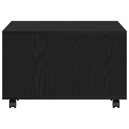 Salontafel Zwarte Eik 60X60X38 Cm Geengineerd Hout