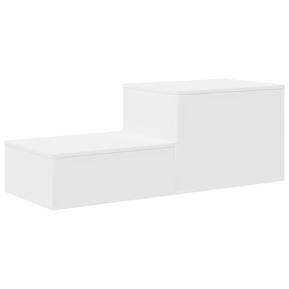 Opbergkast Gelaagd Hout Wit 103 x 41 x 40 cm
