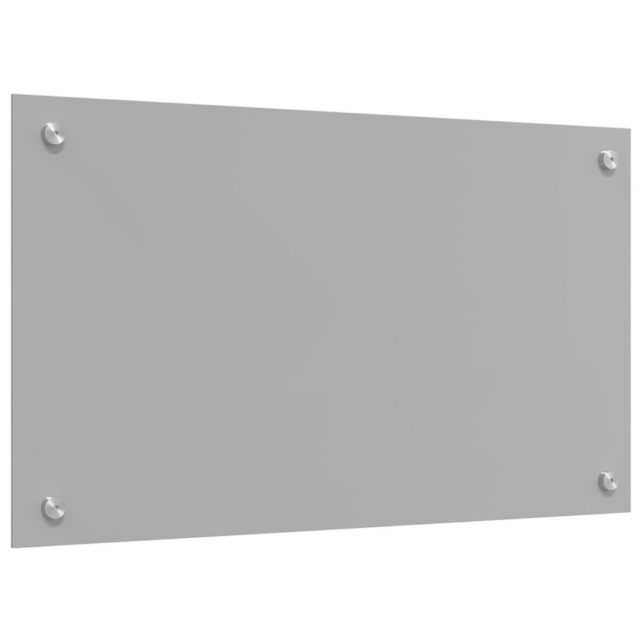 Keuken Achterwand 70X40X0,6 Cm Gehard Glas Lichtgrijs 70 x 40 cm