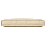 Palletkussen beige 80x40x12 cm