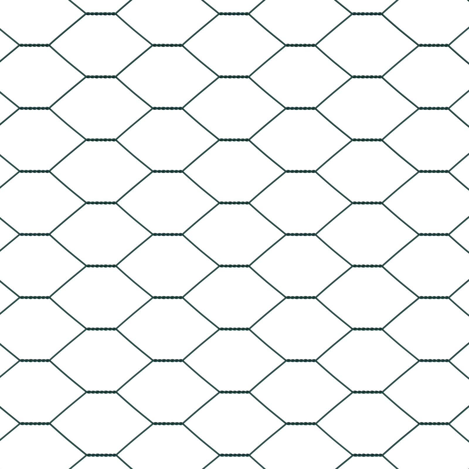 Metaal Tuinhekset Set Van 2 Groen Metaal 25 X 1,2 Meter