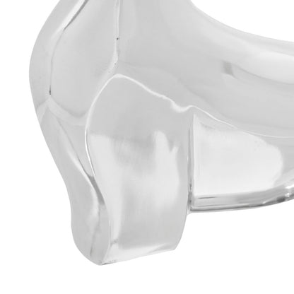 Bull Sculptuur Zilver Aluminium 37 x 44 x 17 cm