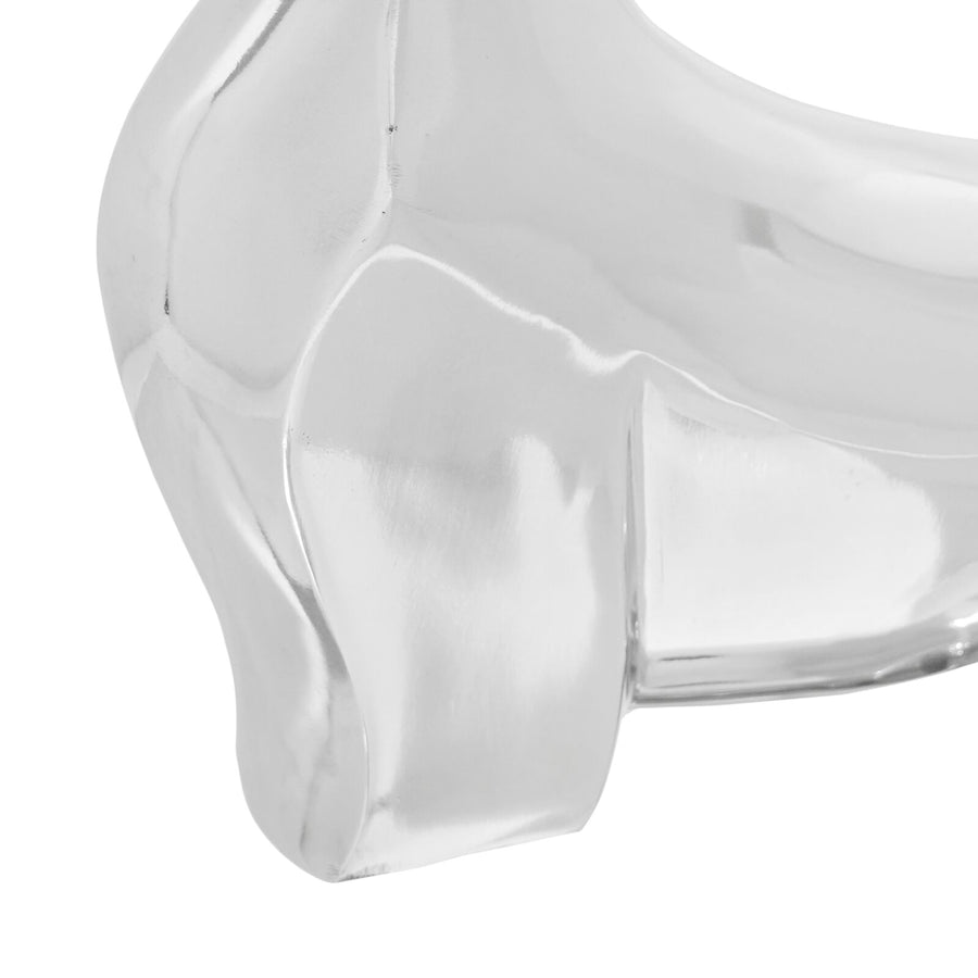 Bull Sculptuur Zilver Aluminium 37 x 44 x 17 cm